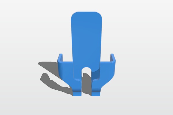 Wall hanging Phone Cradle | 3d print model
