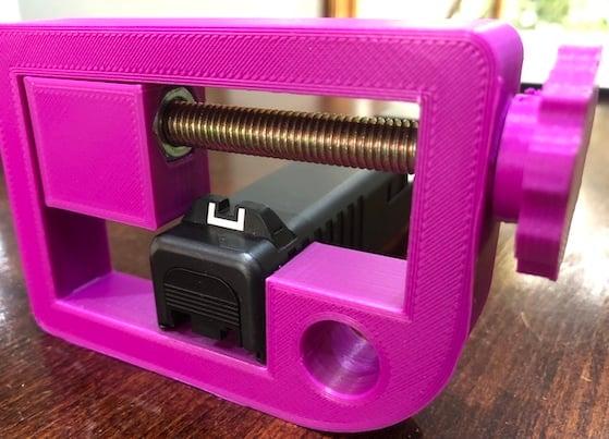 Glock sight pusher (metric M8 bolt)
