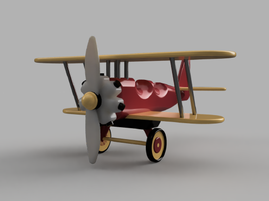 Keiko Biplane | 3d print model