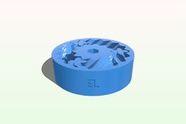 Three Planet Bearing, .5 Tolerance | 3d print model
