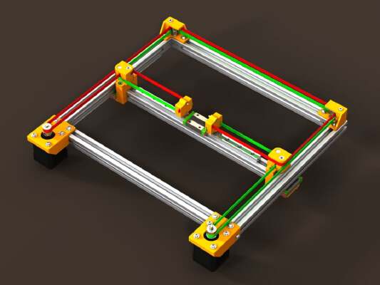 CoreXY Frame (v.2.0) | 3d print model