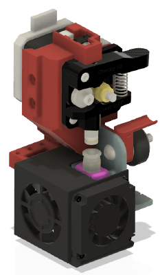 Ender-3 Direct Drive (Stock fan house) with BLTouch FSR and Cable Guide | 3d print model