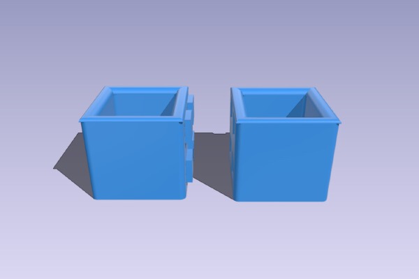 Modular Cube Planter | 3d print model