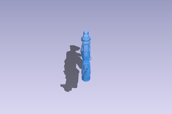 Intergalactic Guard Motor Rifle Infantry AM-47 + RG-6 Grenade Launcher | 3d print model