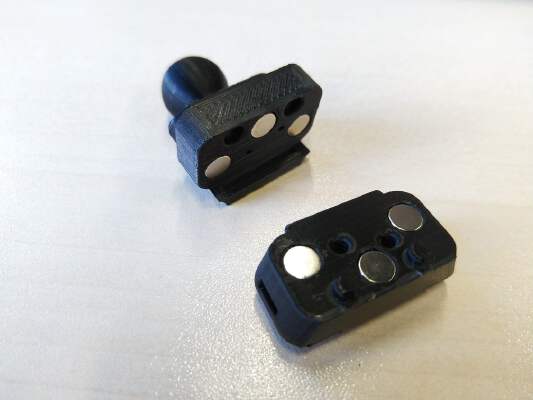 Xiaomi YI Car DVR magnet holder | 3d print model
