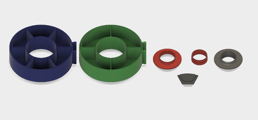 Esun Spools Up-Cycled Parts Storage | 3d print model