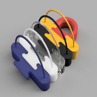 Linkable filament sample display | 3d print model