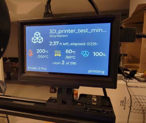 Raspberry Pi Case for Waveshare 4.3 inch DSI LCD module | 3d print model