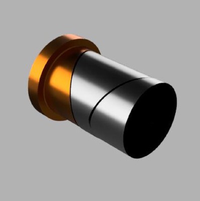 Bar End (MTB Flat) for 22mm handle bar (18mm ID) Ver 1.001 | 3d print model