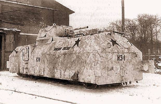 Soviet Red Star Armoured Railcar (Historical) | 3d print model