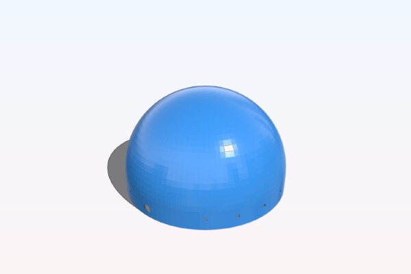 lampshade with moon surface lithophane | 3d print model