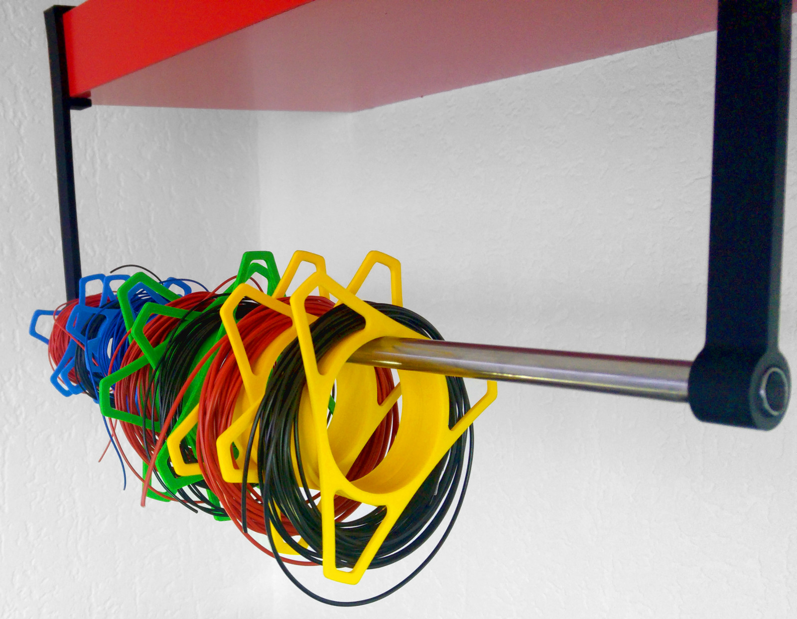 Wire spool organizer