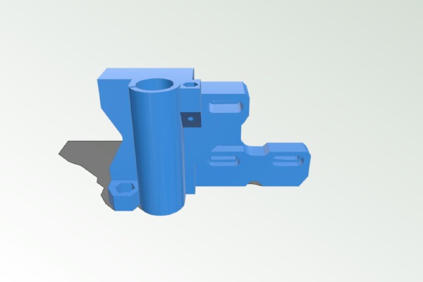 adjustable prusa i3 x motor mount | 3d print model