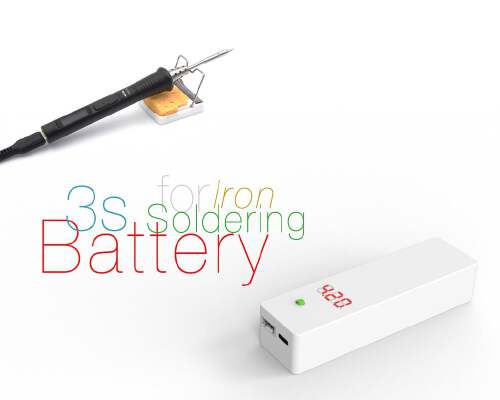 3s Battery for Soldering Iron | 3d print model