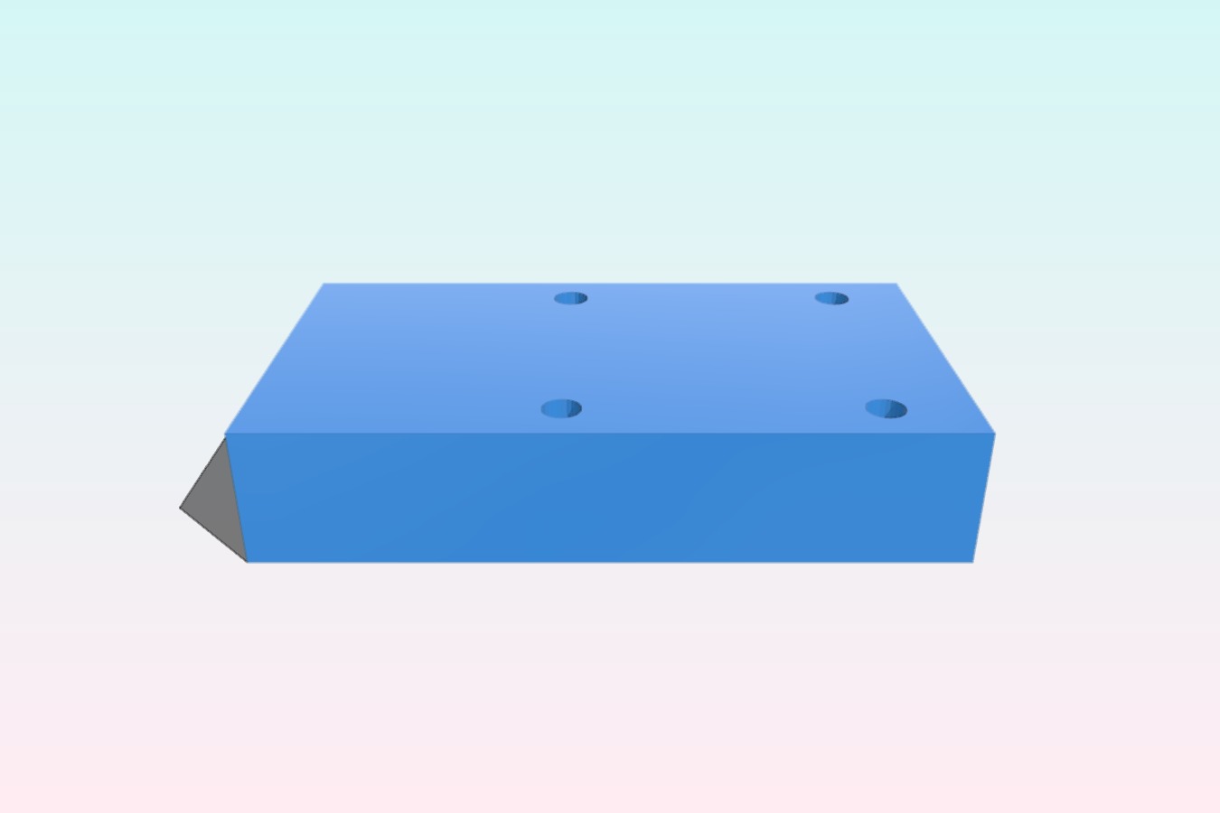 2.3g Linear servo mounter for Lego