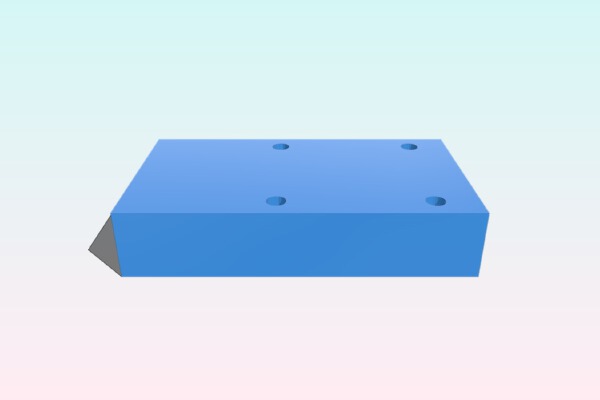 2.3g Linear servo mounter for Lego | 3d print model