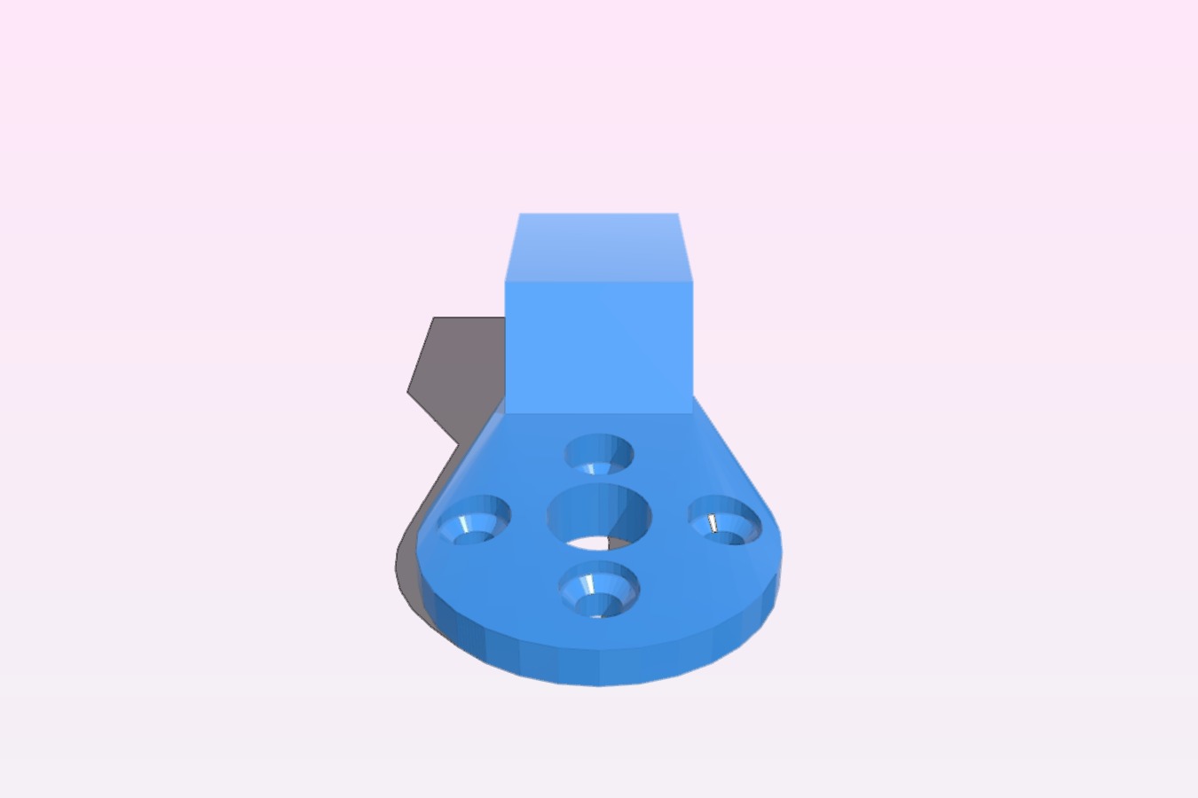 Multicopter motor mount