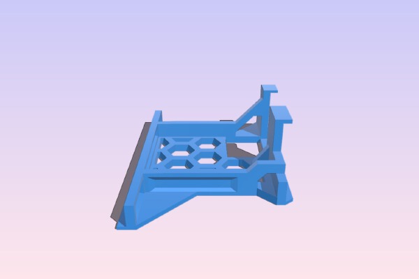 Tronxy P802ma rear frame brace | 3d print model