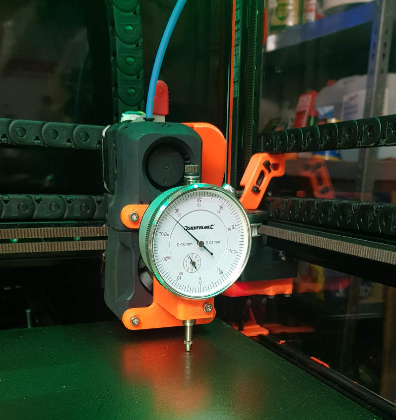 Messuhrhalter _ Dial Indicator Gauge mount Voron 2.4 Afterburner x-Achse _ x-axis