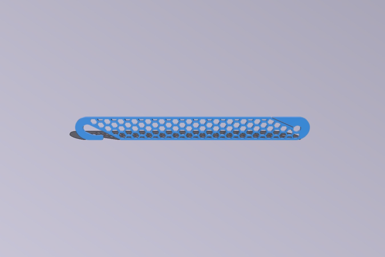 Face mask strap (hex grid remix)