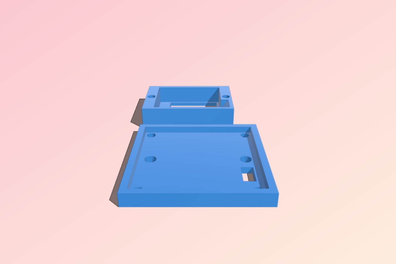 Quadrocopter Coverplate with GPS housing