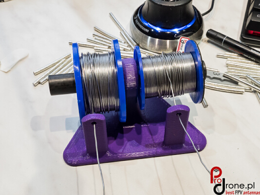 Stand for two solder wire reels | 3d print model