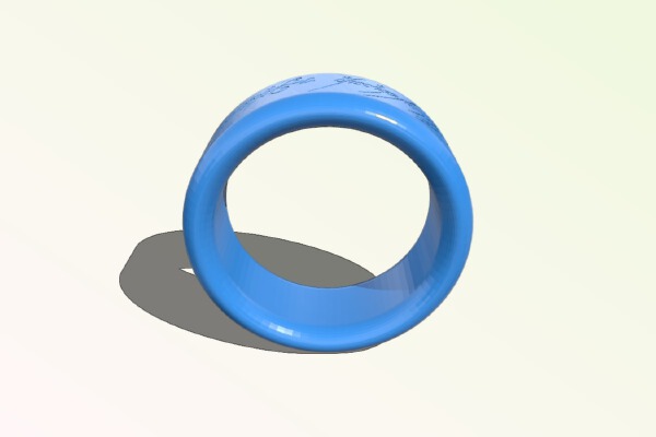 Lord of the Ring's One Ring | 3d print model