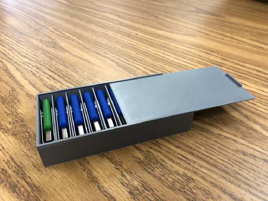 USB box V2 10 sticks | 3d print model