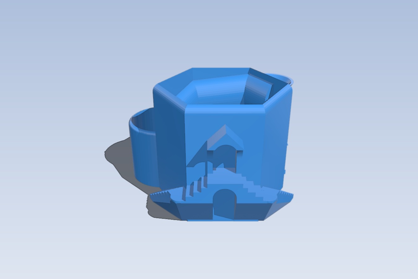 Tower Villa Water Tank Planter Pot