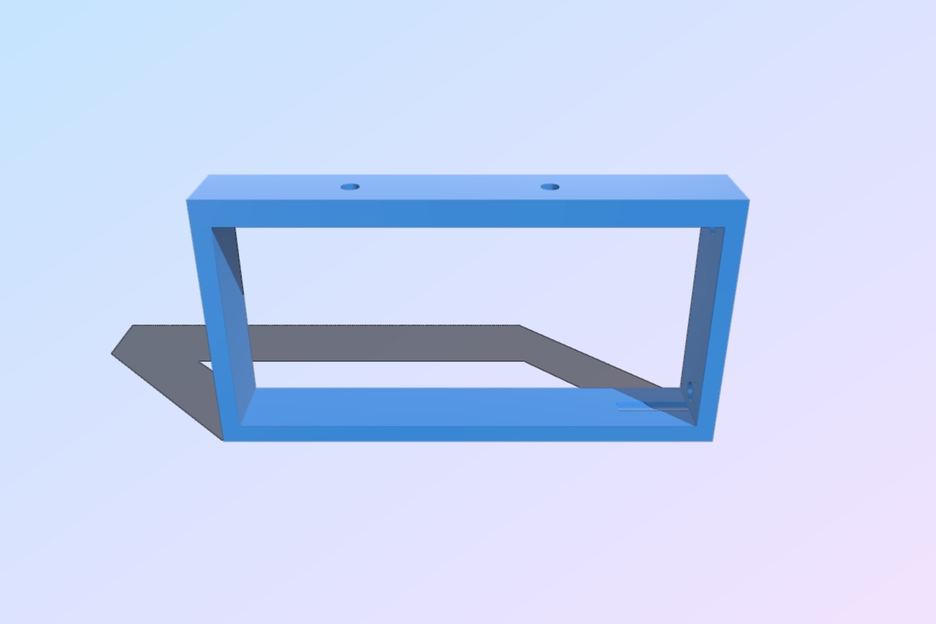 Under Bed Power Supply Mount