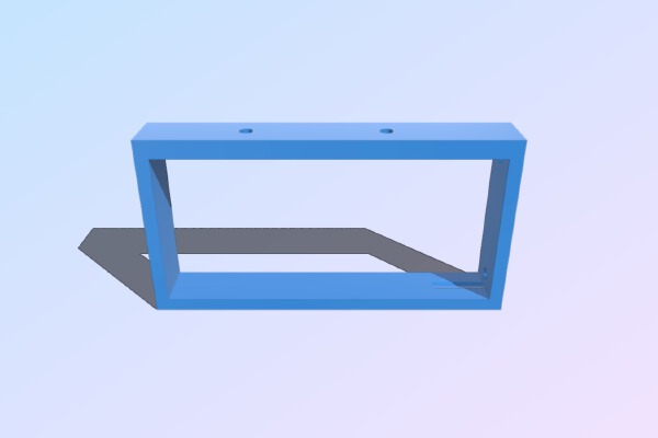 Under Bed Power Supply Mount | 3d print model