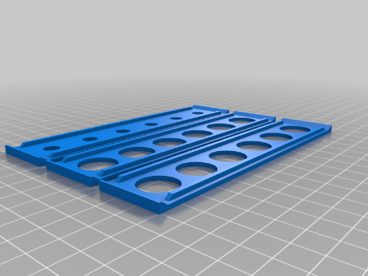 Parametric Test Tube _ Centrifuge Tube Rack | 3d print model