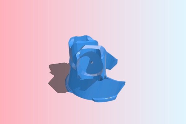 Improved and dual-mount Oculus Quest 2 gunstock controller ring | 3d print model
