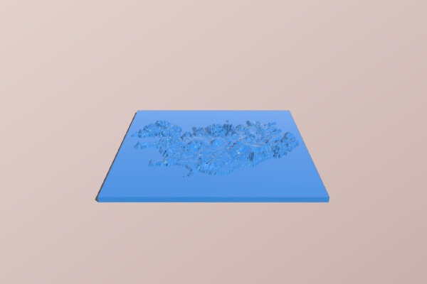 Iceland | 3d print model