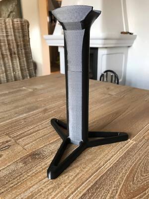 Headphone stand, Easy Print - Two parts | 3d print model