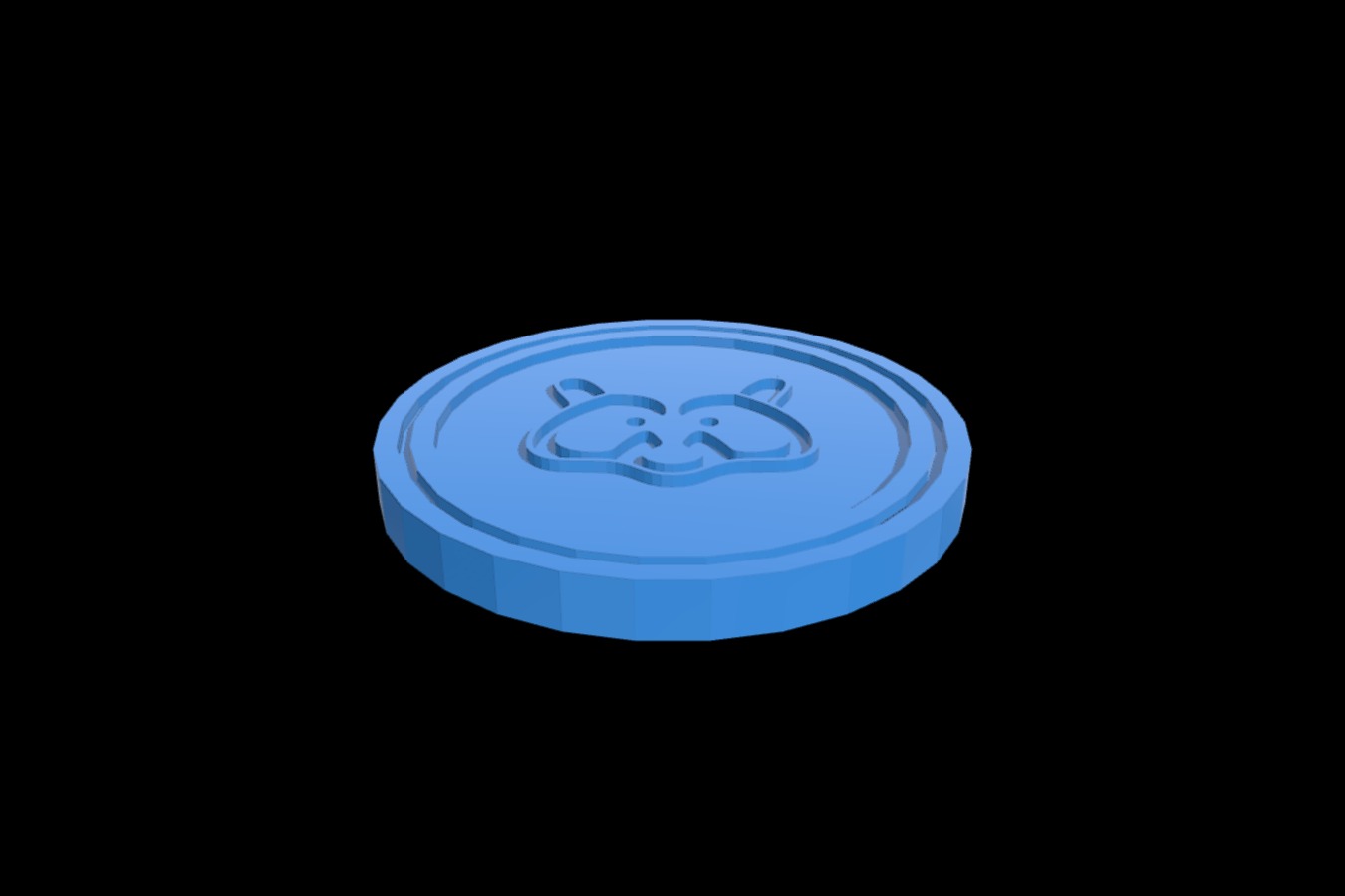 Raccoon Round Badge