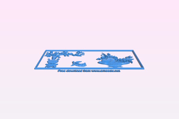 Flower painting | 3d print model