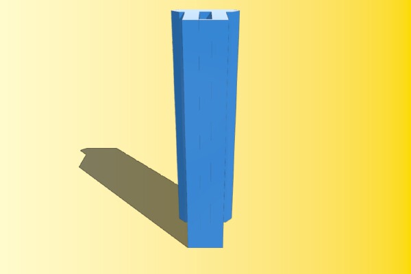 Rail2 short for lynx priming brace | 3d print model