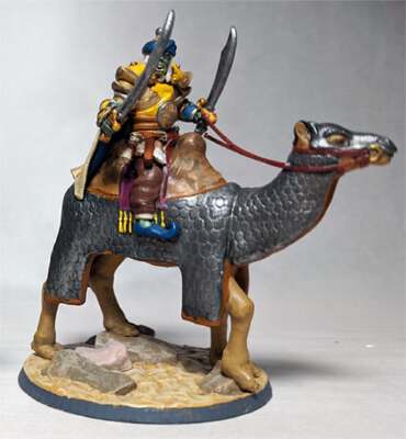Orc Paladin on War Camel | 3d print model