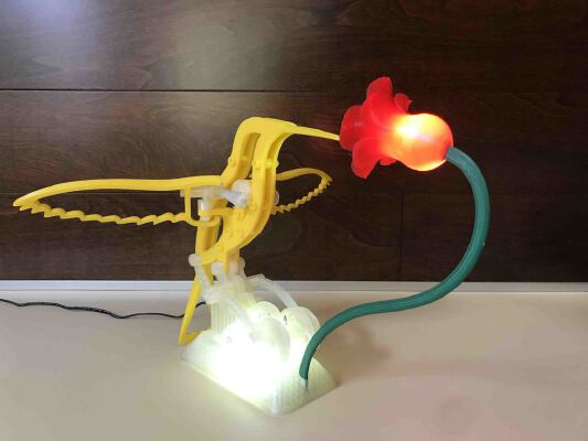 Illuminated Hummingbird Remix | 3d print model