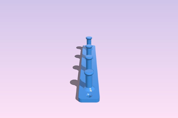 Perchero coat rack | 3d print model