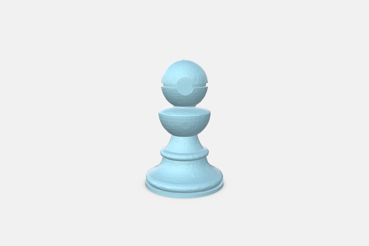 Pokemon chess of Pokeball Pawn