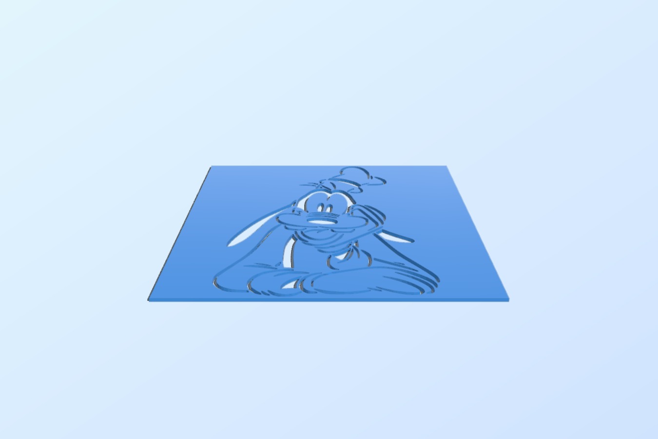 Goofy stencil