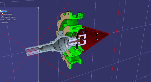 Jet Engine Modified Nozzle for DC motor
