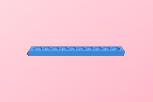 Beads Line (13mm) | 3d print model