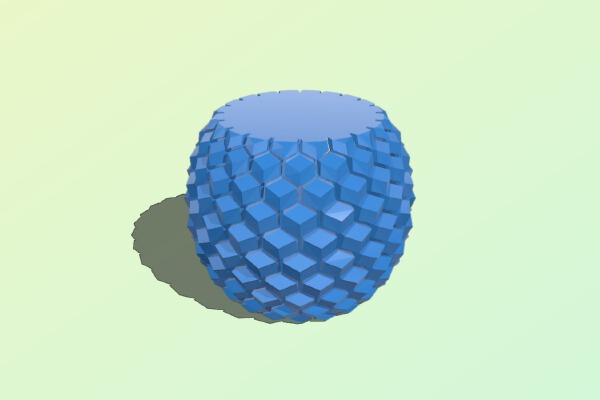 Round geoflower remix | 3d print model