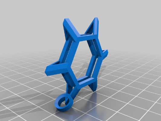 Hexagon keychain | 3d print model