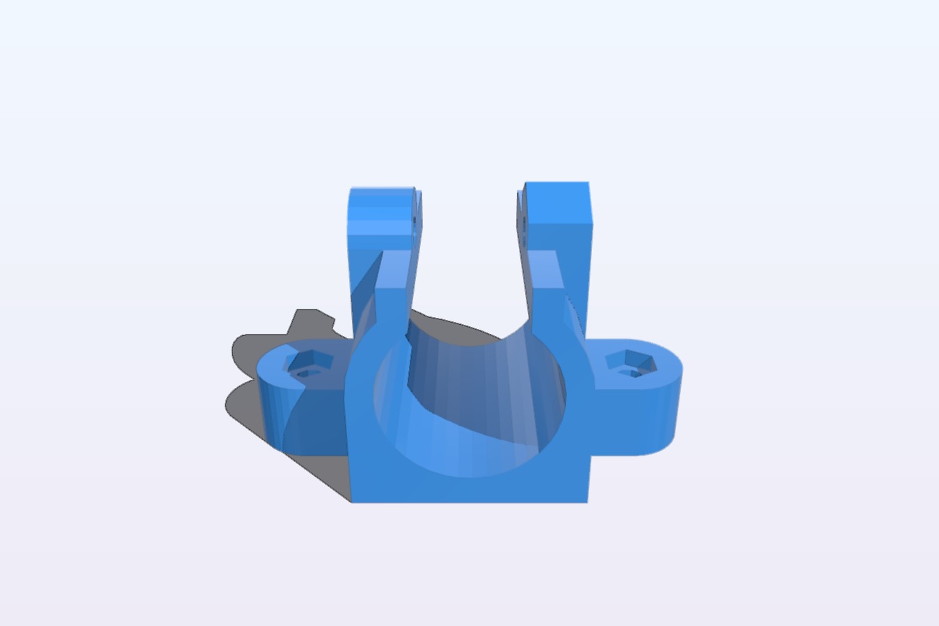 Lm10uu bearing mount