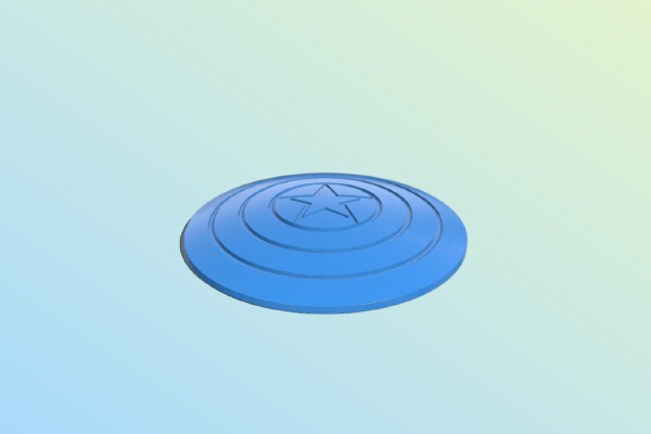 Captain America Shield magnet | 3d print model