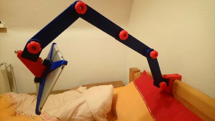 Ipad2 holder for bed | 3d print model